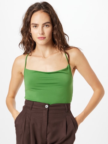 Top di Abercrombie & Fitch in verde: frontale