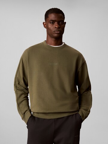 Calvin Klein Sport Sweatshirt in Grün: Vorderseite