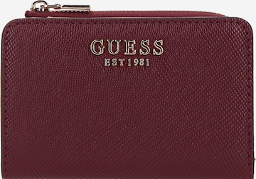 GUESS Wallet 'BOLENA SLG ZIP ARND CARD CASE' in Red: front