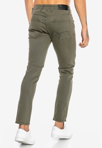 Redbridge Slimfit Jeans 'Saitama ' in Grün