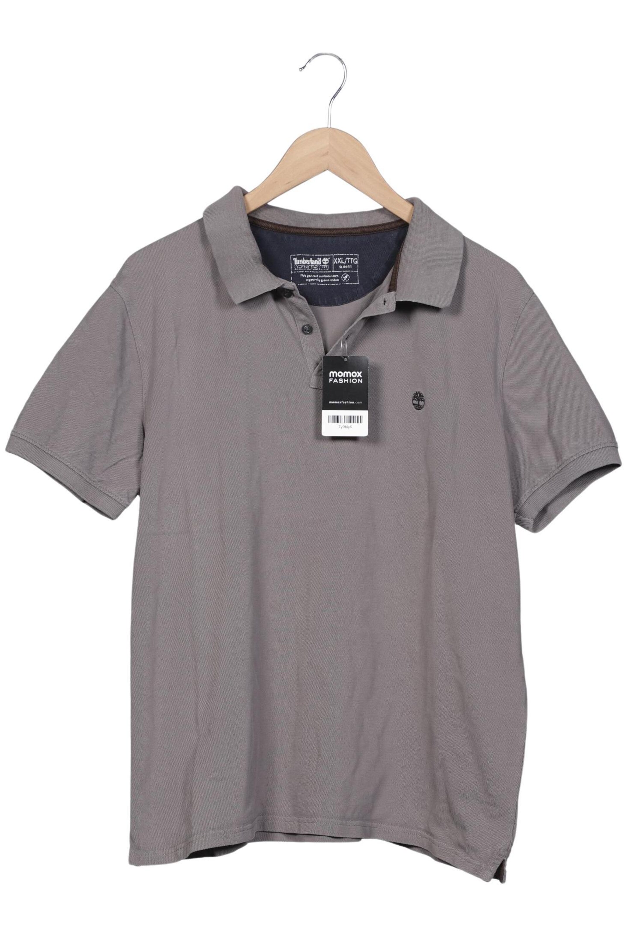 TIMBERLAND Poloshirt XXL in Grau: Vorderseite