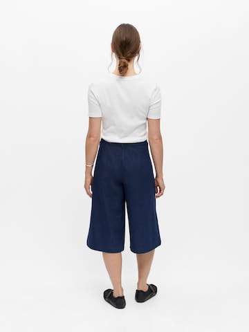 Wide Leg Pantalon à pince 'OBJBelinda' OBJECT en bleu
