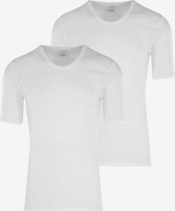 SCHIESSER American T-Shirt '2-Pack Original Screwneck' in Weiß: predná strana