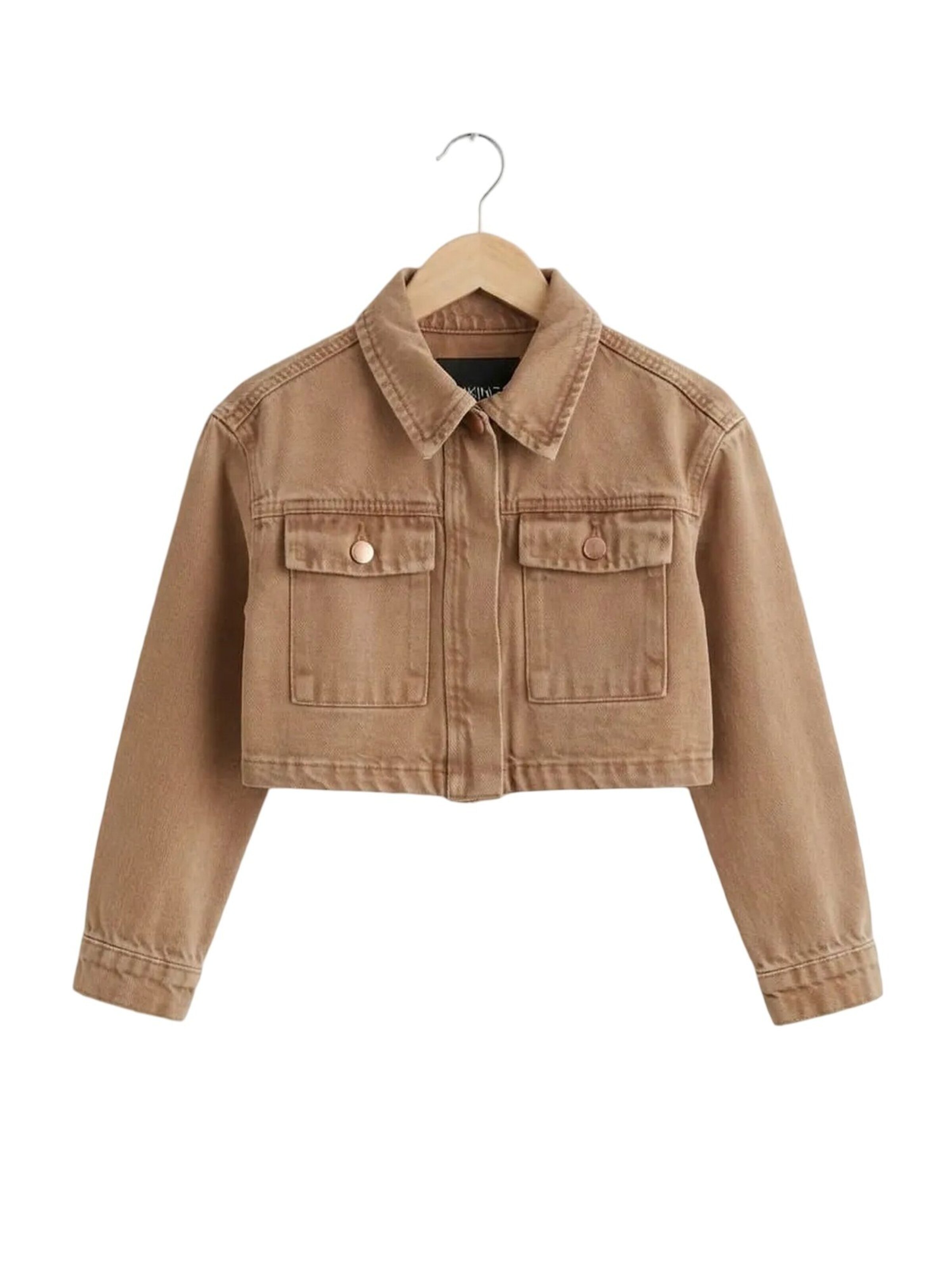 Hilal Akinci Kids Between-season jacket 'HİLAL AKINCI KİDS Kinderjacke' in Brown: front