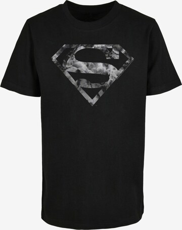 ABSOLUTE CULT Shirt 'DC Originals - Marble Superman' in Black: front