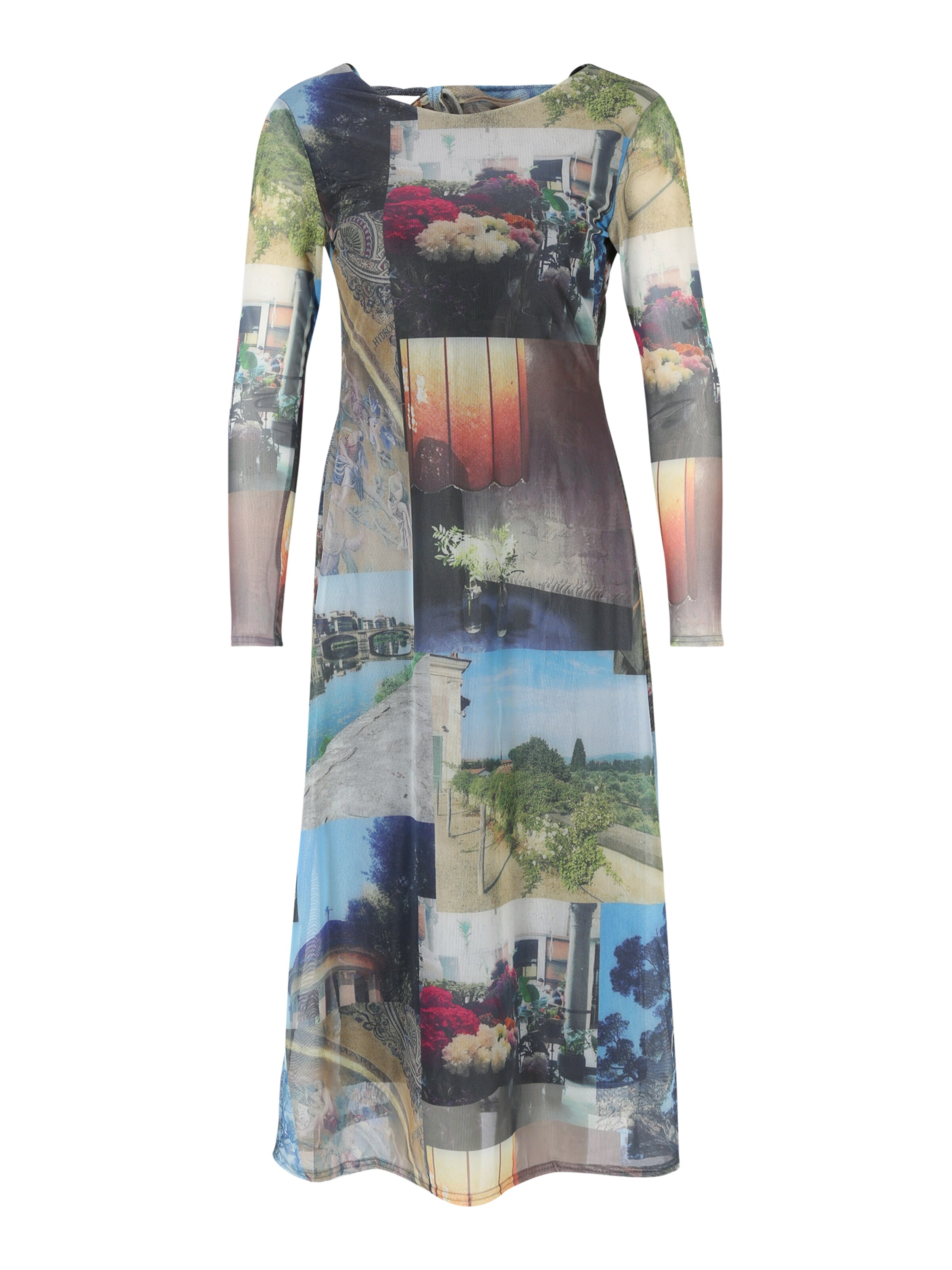 Warehouse Petite Dress in Mixed colours: front