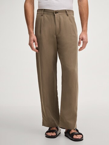 JOOP! Jeans Regular Bandplooibroek 'Rondo' in Groen: voorkant
