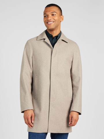 Lindbergh Between-Seasons Coat in Beige: front