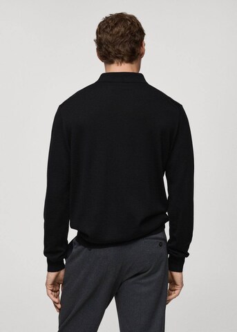 MANGO MAN Pullover 'Willys' in Schwarz