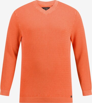 JP1880 Sweater in Orange: front