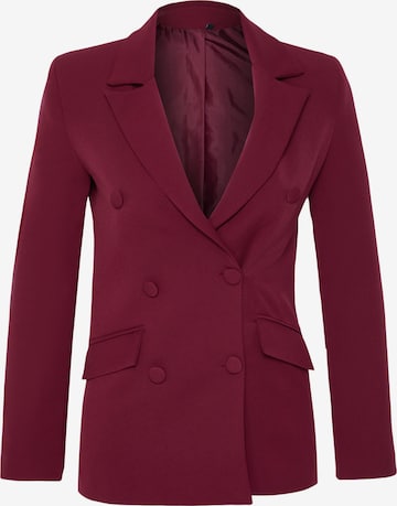 sarkans Trendyol Žakete: no priekšpuses