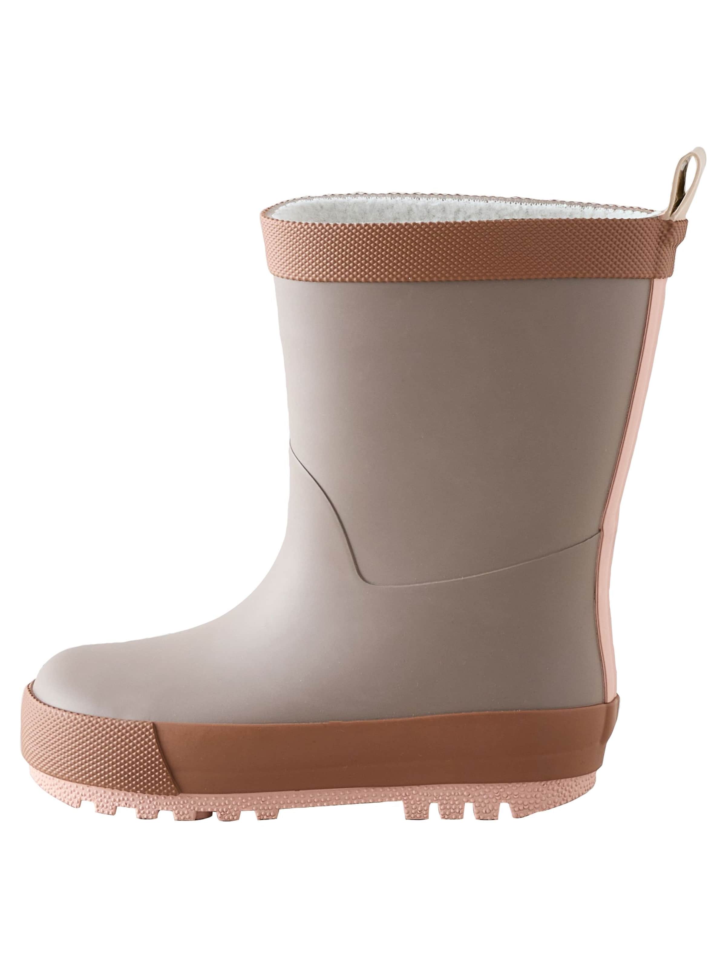 Bottes en caoutchouc Next en marron : devant