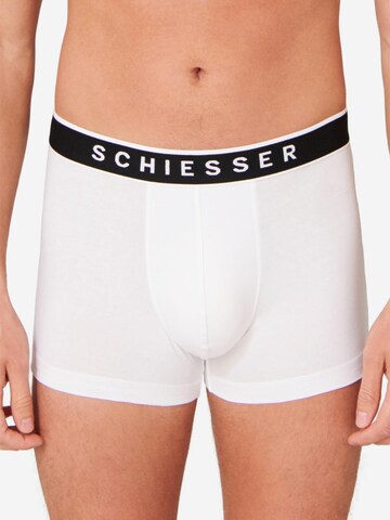 SCHIESSER Boxershorts '95/5 Organic Cotton' in Wit