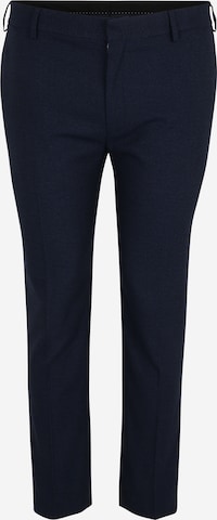 BURTON MENSWEAR LONDON Trousers with creases 'Marl' in Blue: front