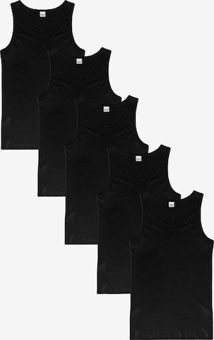 Maxte Unterhemd 'BASIC MAX Ärmelloses Trägerhemd 5er Pack' in Schwarz: Vorderseite