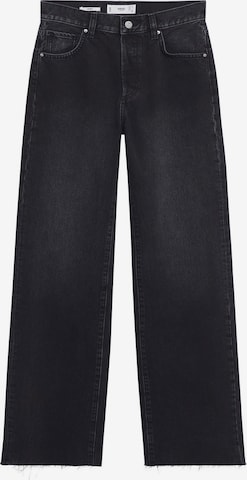 Wide Leg Jean 'Nora' MANGO en noir : devant