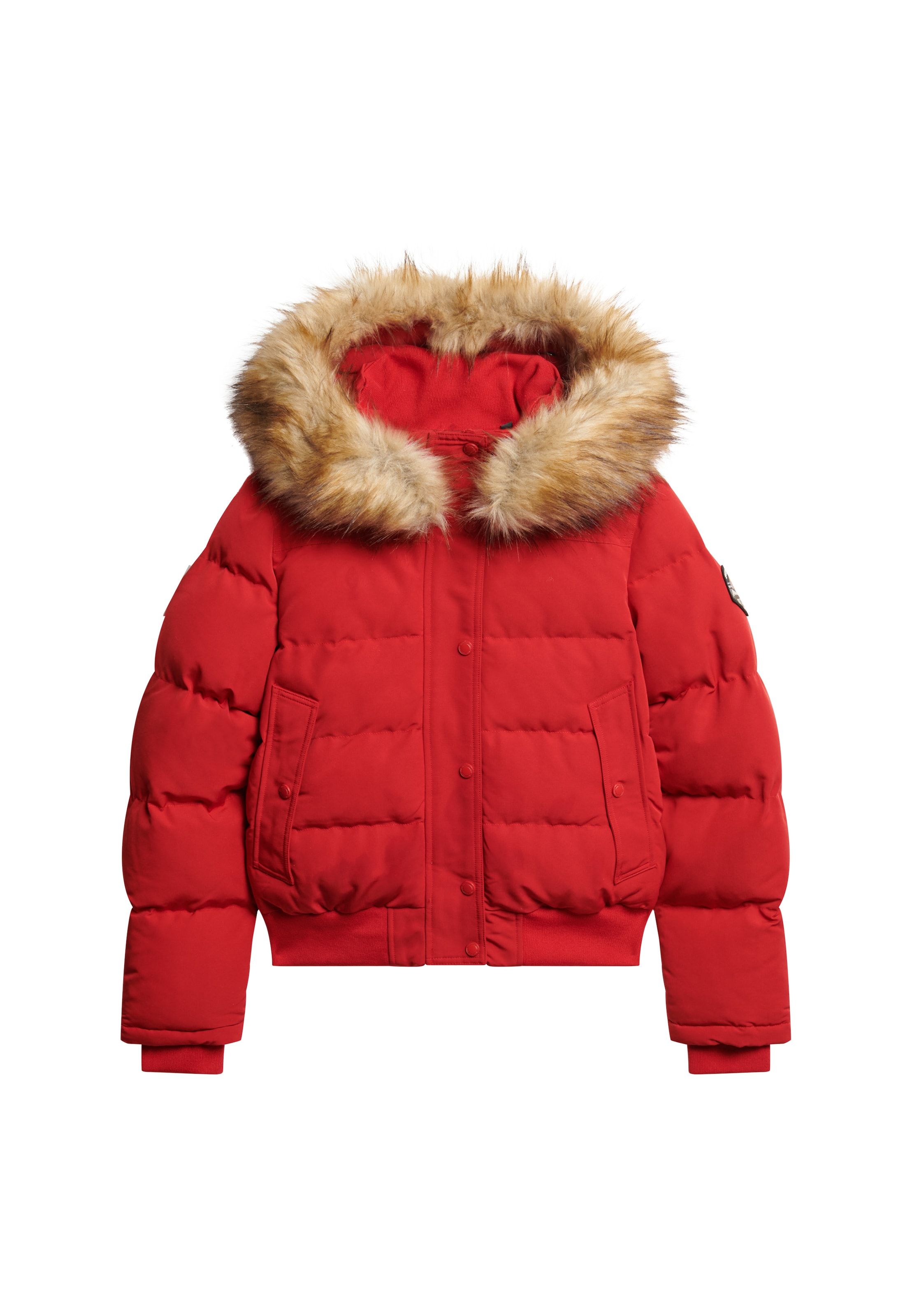 Superdry & Co Winter Jacket in Red: front