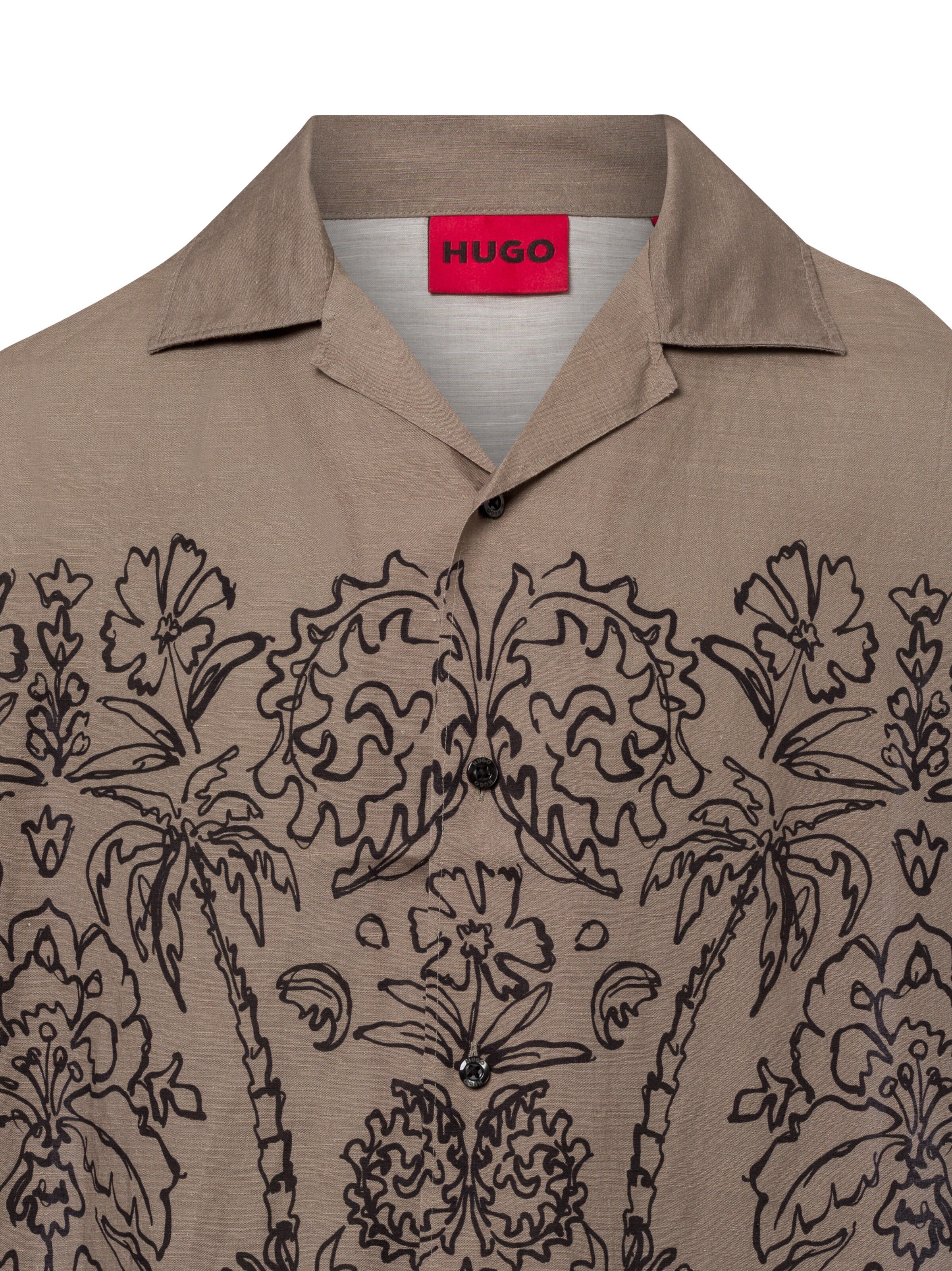 HUGO Comfort Fit Hemd 'Espino' in Grün