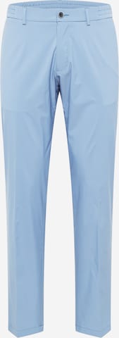 s.Oliver Regular Trousers with creases in Blue: front