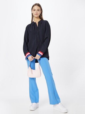 TOMMY HILFIGER Bluse in Blau