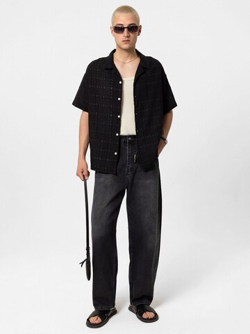 VAMOS CLO Comfort fit Overhemd in Zwart