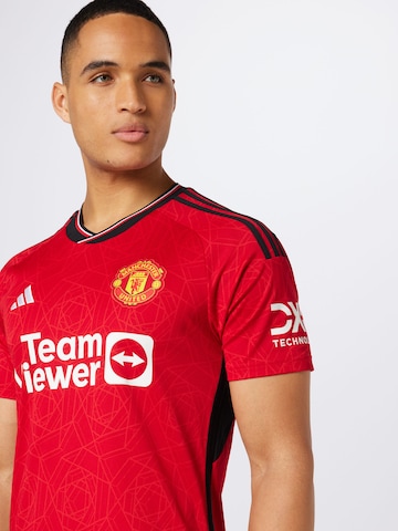 Maillot 'Manchester United 23/24' ADIDAS PERFORMANCE en rouge