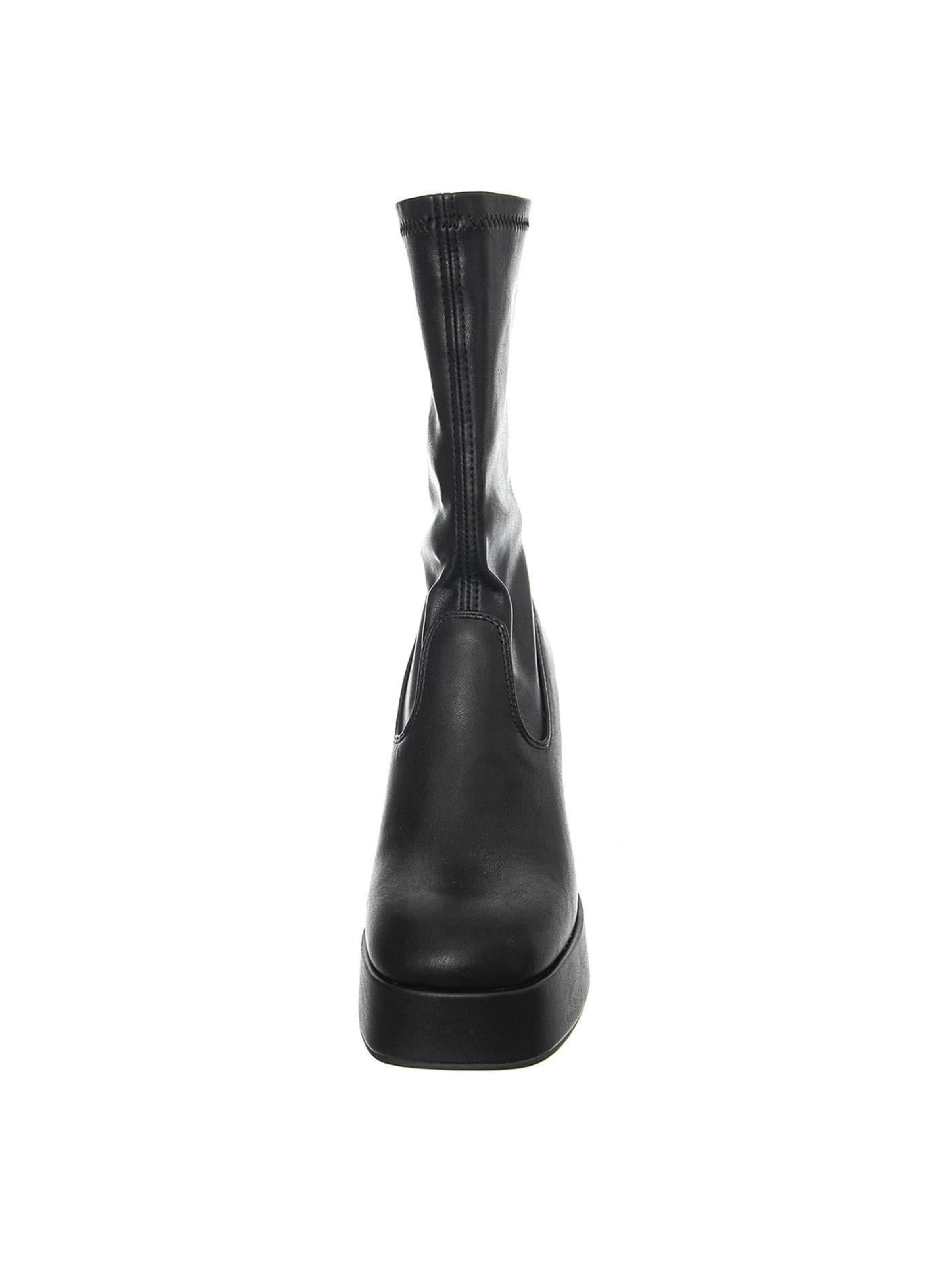 Stivale 'W' Hidden Black Stretch Pu Boots' di Windsor Smith in nero