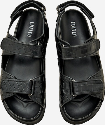 Sandalo 'Taylah' di EDITED in nero