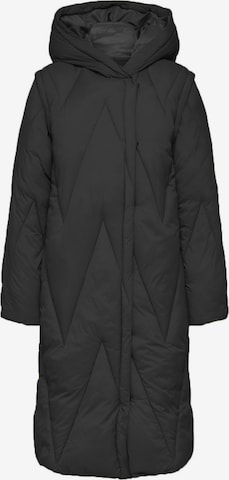 Manteau d’hiver 'Trine' SELECTED FEMME en noir : devant