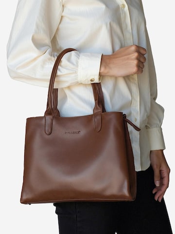 Vivisence Handbag 'T0005' in Brown: front