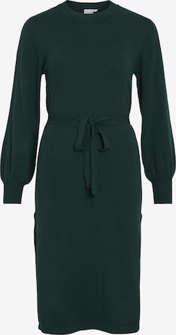 VILA Knit dress in Green: front