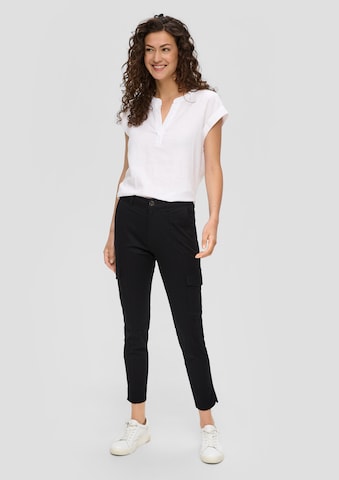 s.Oliver Slimfit Hose in Schwarz