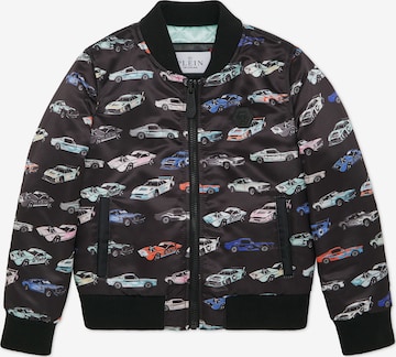 Philipp Plein - Casaco meia-estação 'Racing' em preto: frente