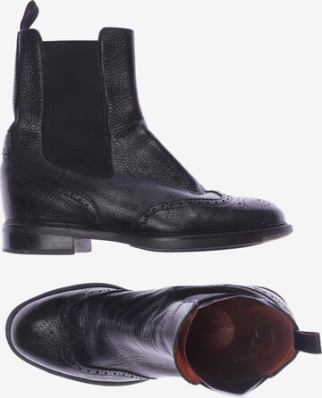 Santoni Dress Boots in 38,5 in Black: front