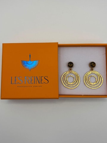 Les Reines - Pendientes 'Solstice' en oro
