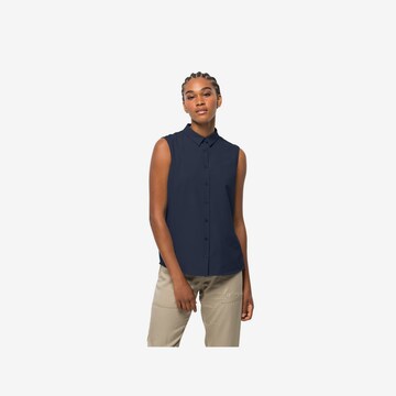 JACK WOLFSKIN Blouse in Blauw: voorkant