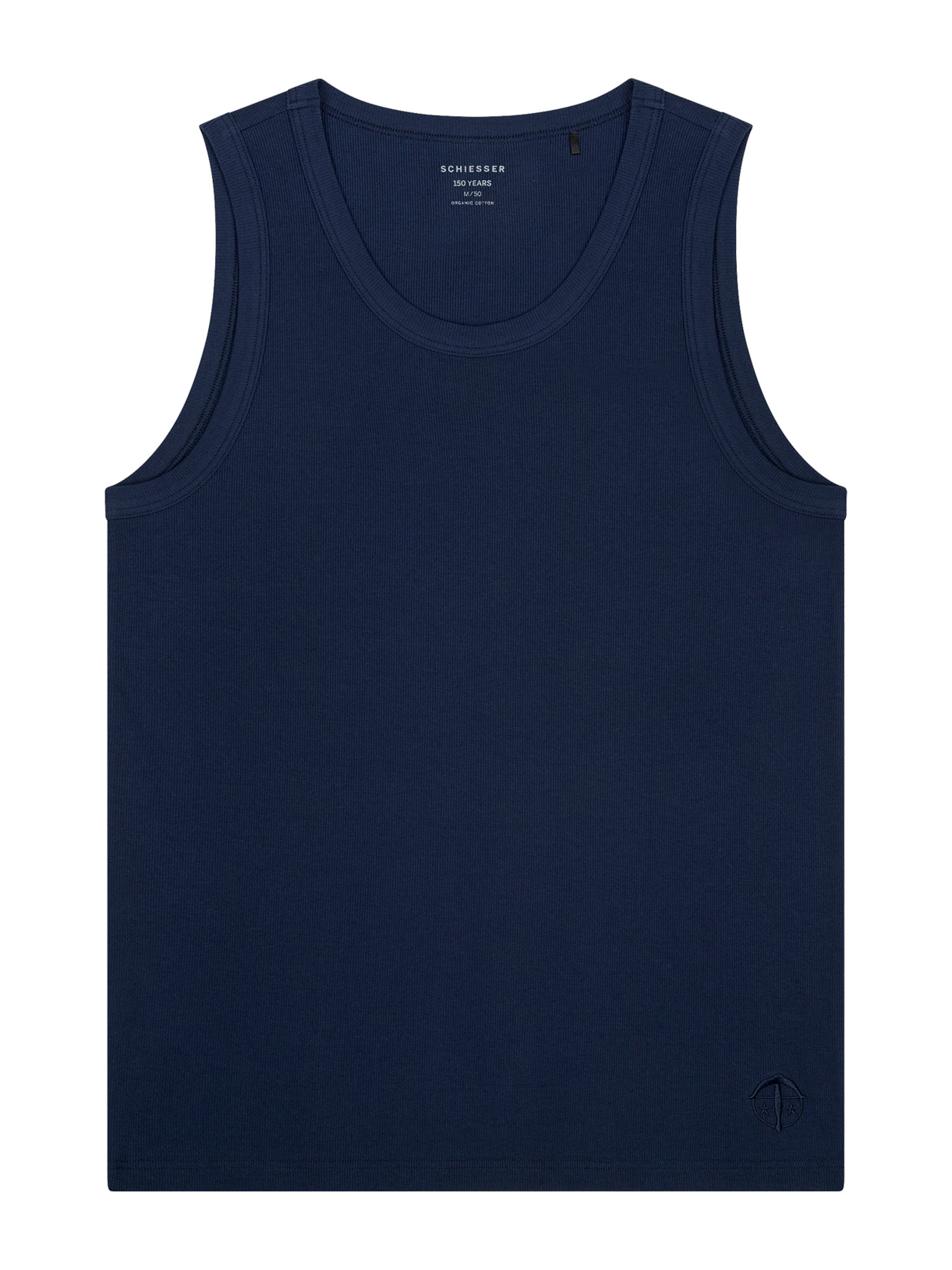 Maillot de corps 'SCHIESSER 150 YEARS' SCHIESSER en bleu : devant