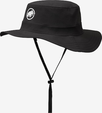 MAMMUT Hut 'RUNBOLD' in Schwarz: Vorderseite