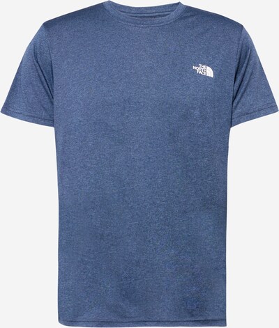 THE NORTH FACE T-Shirt fonctionnel 'Reaxion Amp' en bleu-gris / blanc, Vue avec produit