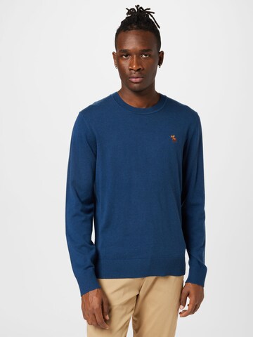 Abercrombie & Fitch Sweater in Blue: front