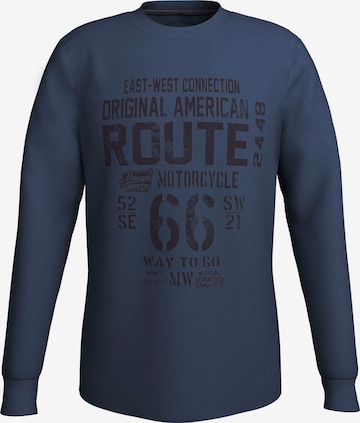 Man's World Shirt in Blau: Vorderseite