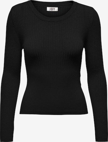 JDY Sweater 'PLUM' in Black: front