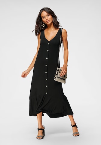 LAURA SCOTT - Skinny Vestido en negro: frente