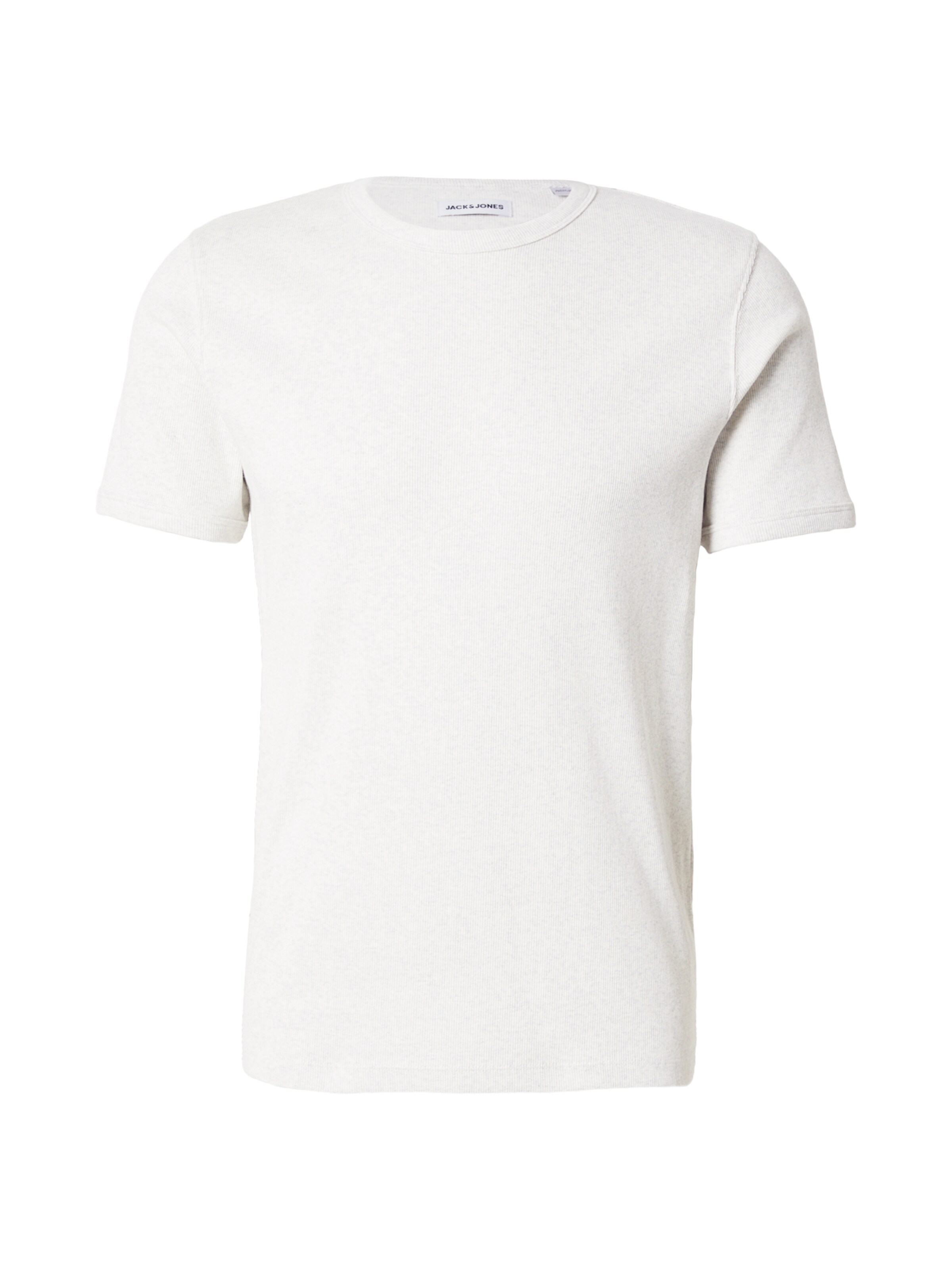 JACK & JONES Μπλουζάκι 'JJEORGANIC' σε S σε λευκό μελανζέ, Άποψη προϊόντος