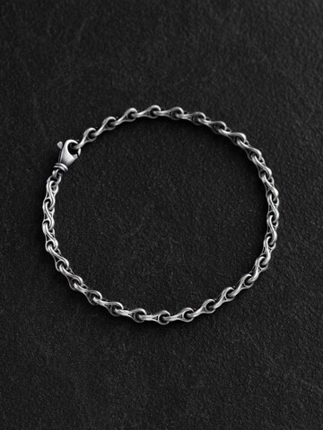 REYTEL - Pulsera 'INSISTER' en plata: frente