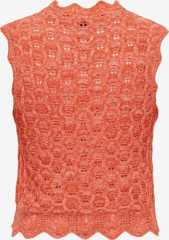 ONLY Broderad topp 'Luna' i orange