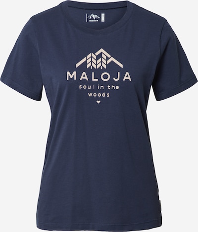 Maloja Functional shirt 'Platane' in Cream / Dark blue, Item view