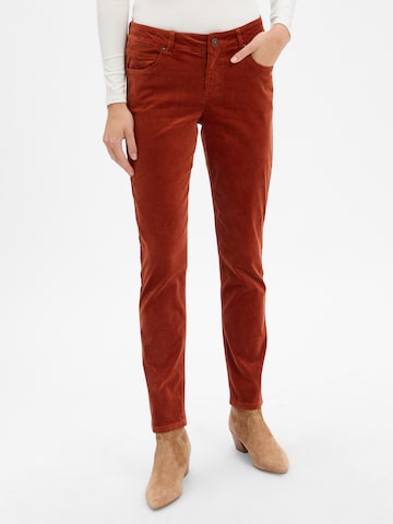 Franco Callegari Slimfit Hose in Rot: Vorderseite