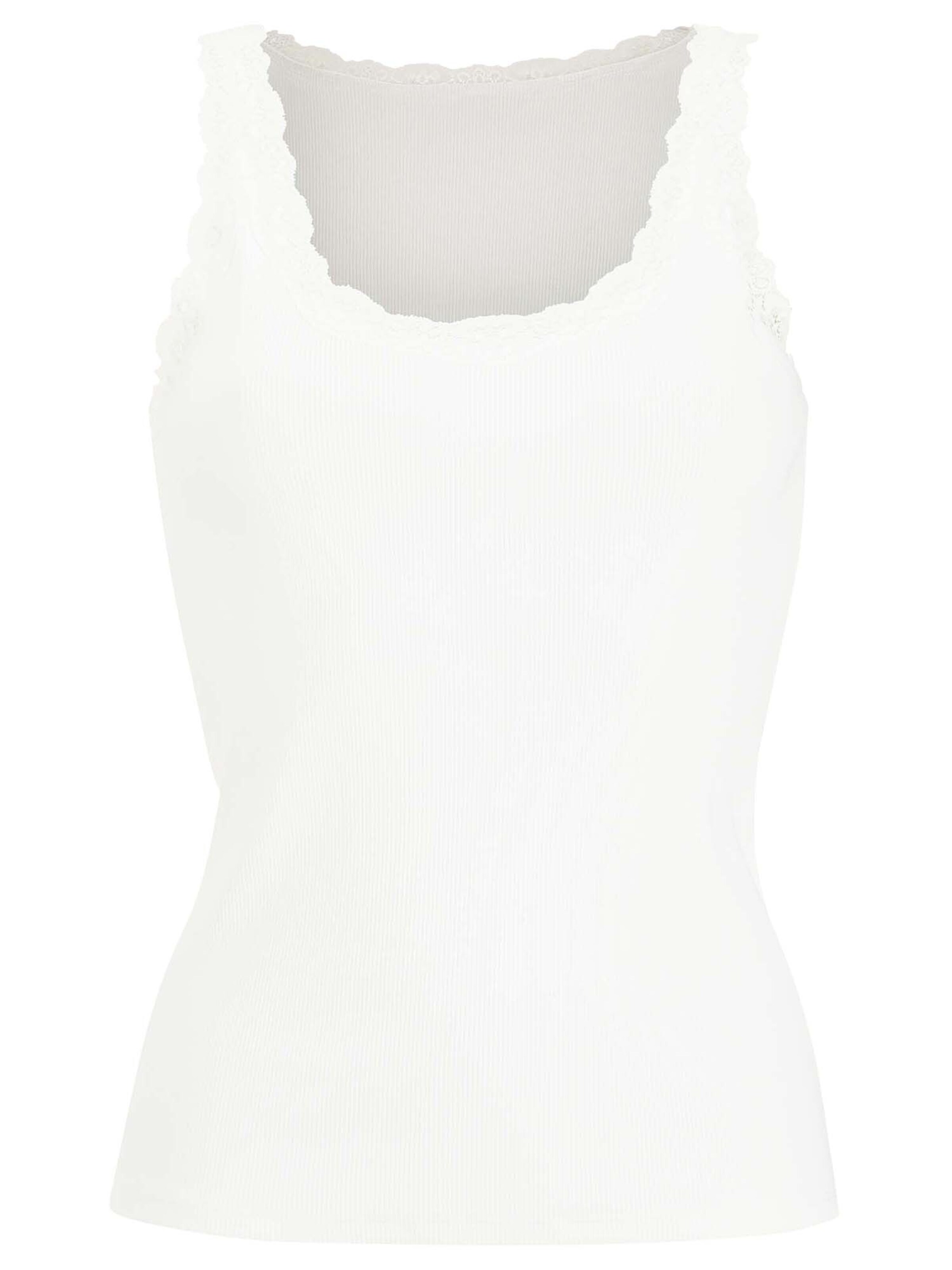 MADELEINE Top in Weiß: Vorderseite