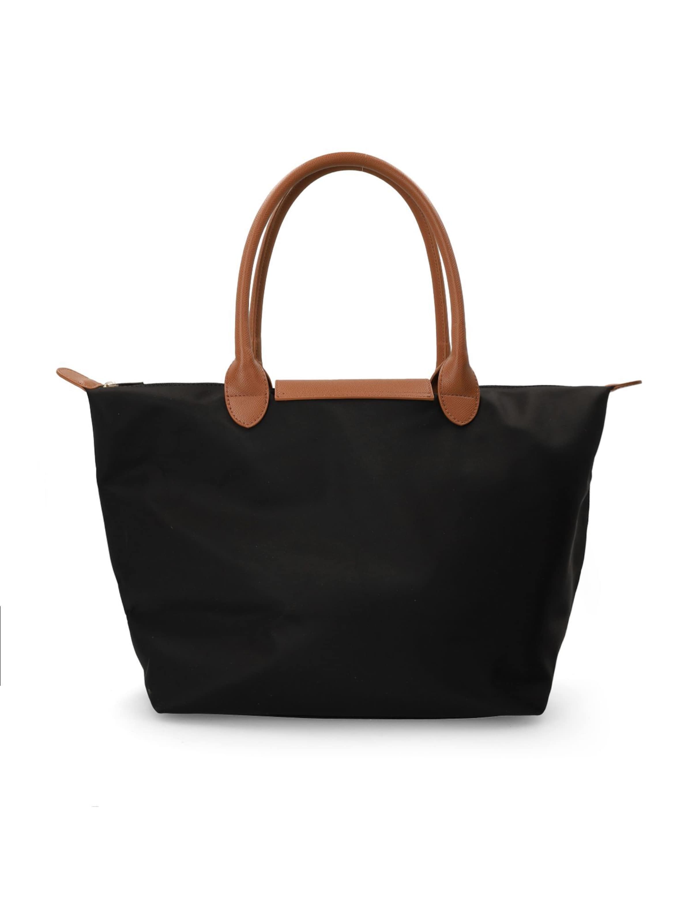 MANFIELD Handtasche in Schwarz